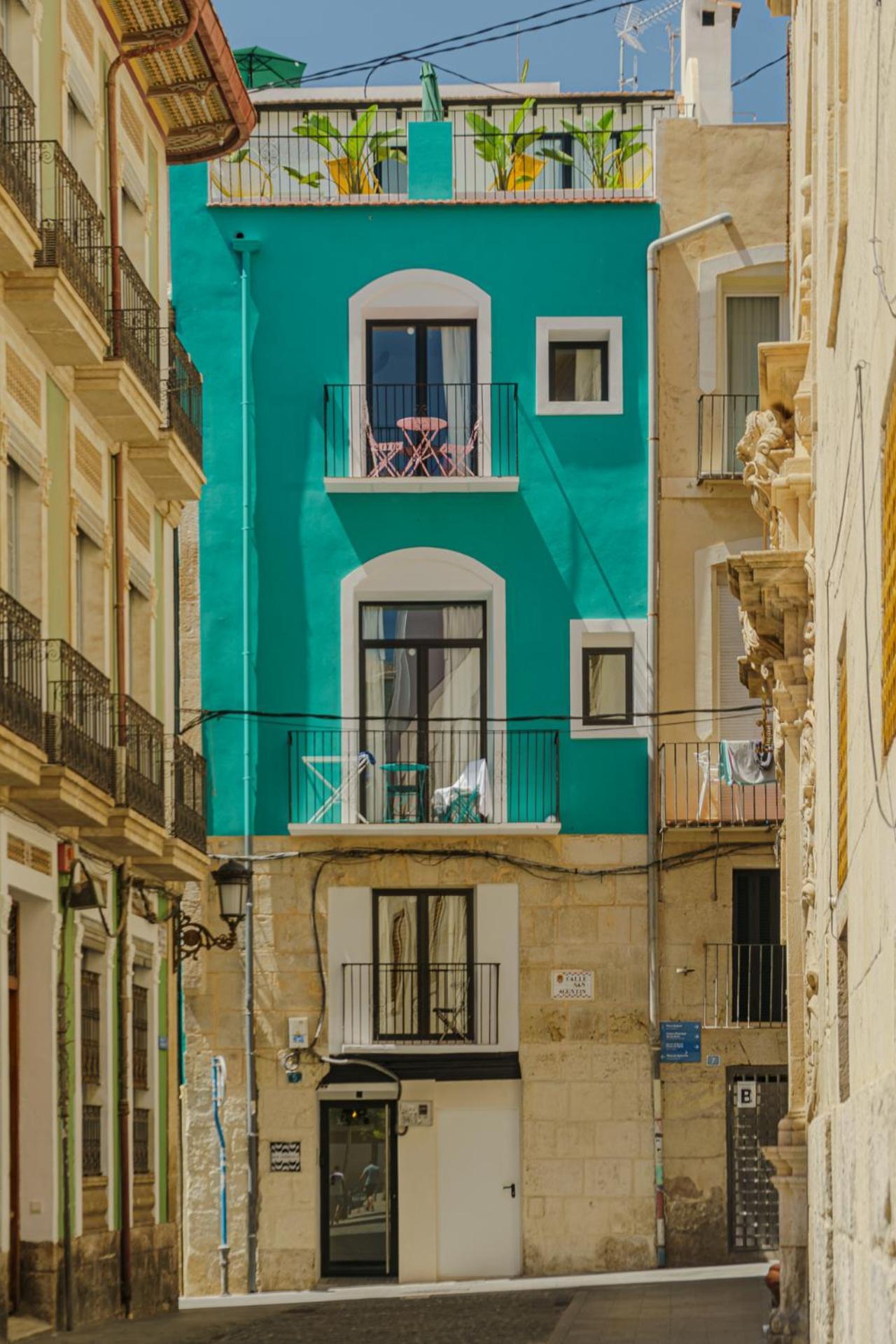 Glamorous Pink Studio In City Center Alicante Exterior foto